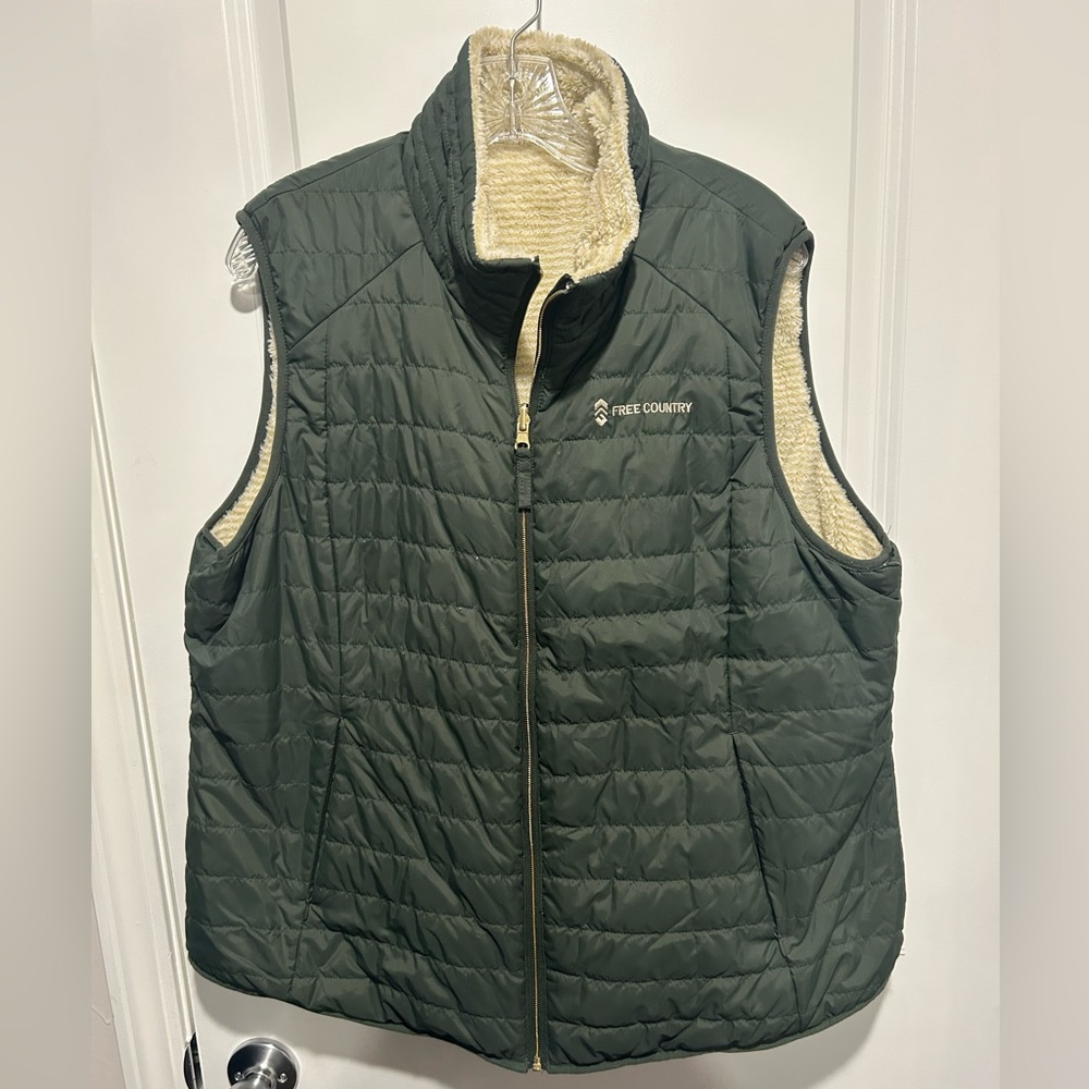 Free Country Reversible Vest Sz XL